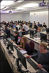 The MSc
computer lab, roo
m 423